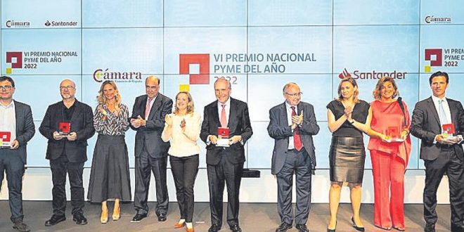 Séptima edición del Premio Pyme del Año de Murcia por Banco Santander y las Cámaras de comercio